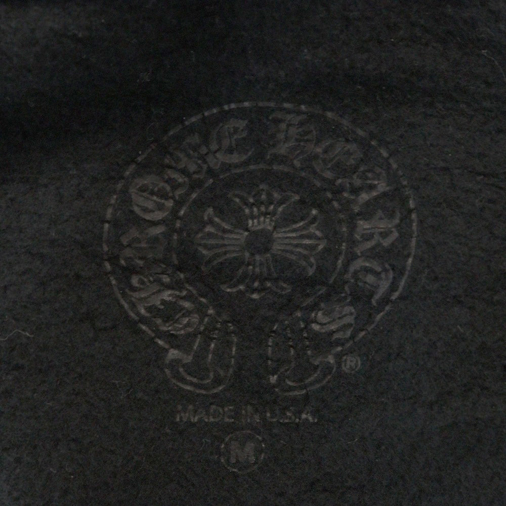 CHROME HEARTS(クロムハーツ) SWTSHRT PLVR ニューヨーク限定 ホースシューバックプリント プルオーバーパーカー ブラック/ホワイト