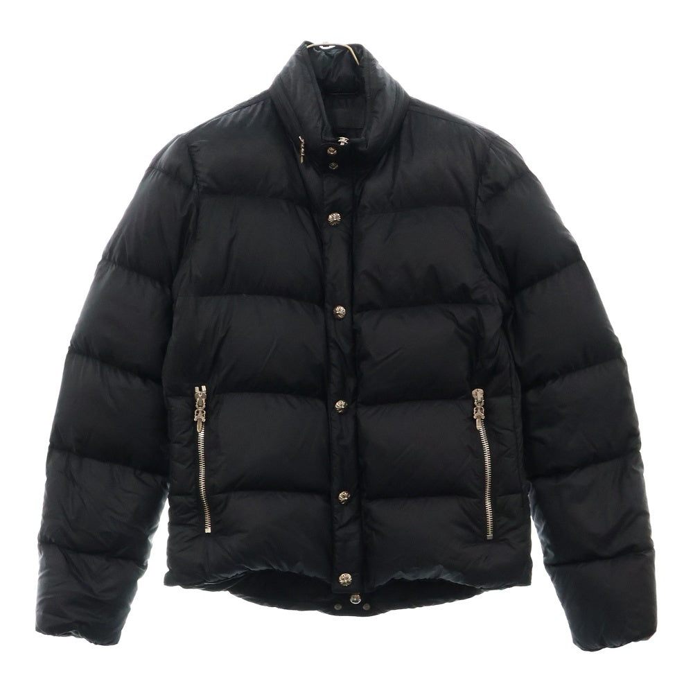 CHROME HEARTS(クロムハーツ) STIFF V2 FBRC CHプラス 総柄クロスボールボタン ダウンジャケット ブラック