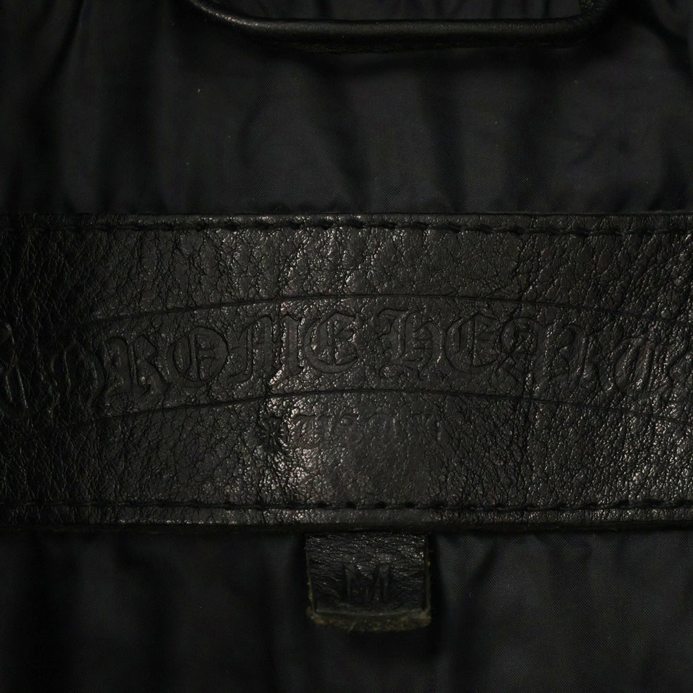 CHROME HEARTS(クロムハーツ) STIFF V2 FBRC CHプラス 総柄クロスボールボタン ダウンジャケット ブラック
