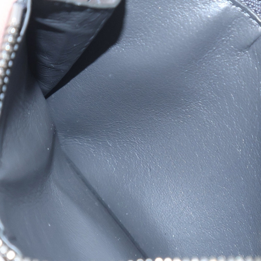 BALENCIAGA(バレンシアガ) クロコダイル型押し レザー コインケース ブラック 640535 1ROP3