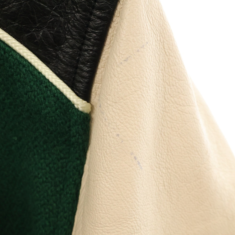 CELINE(セリーヌ) 22SS Classic Wool Teddy Jacket ウール テディ ジャケット グリーン 2V56D896C