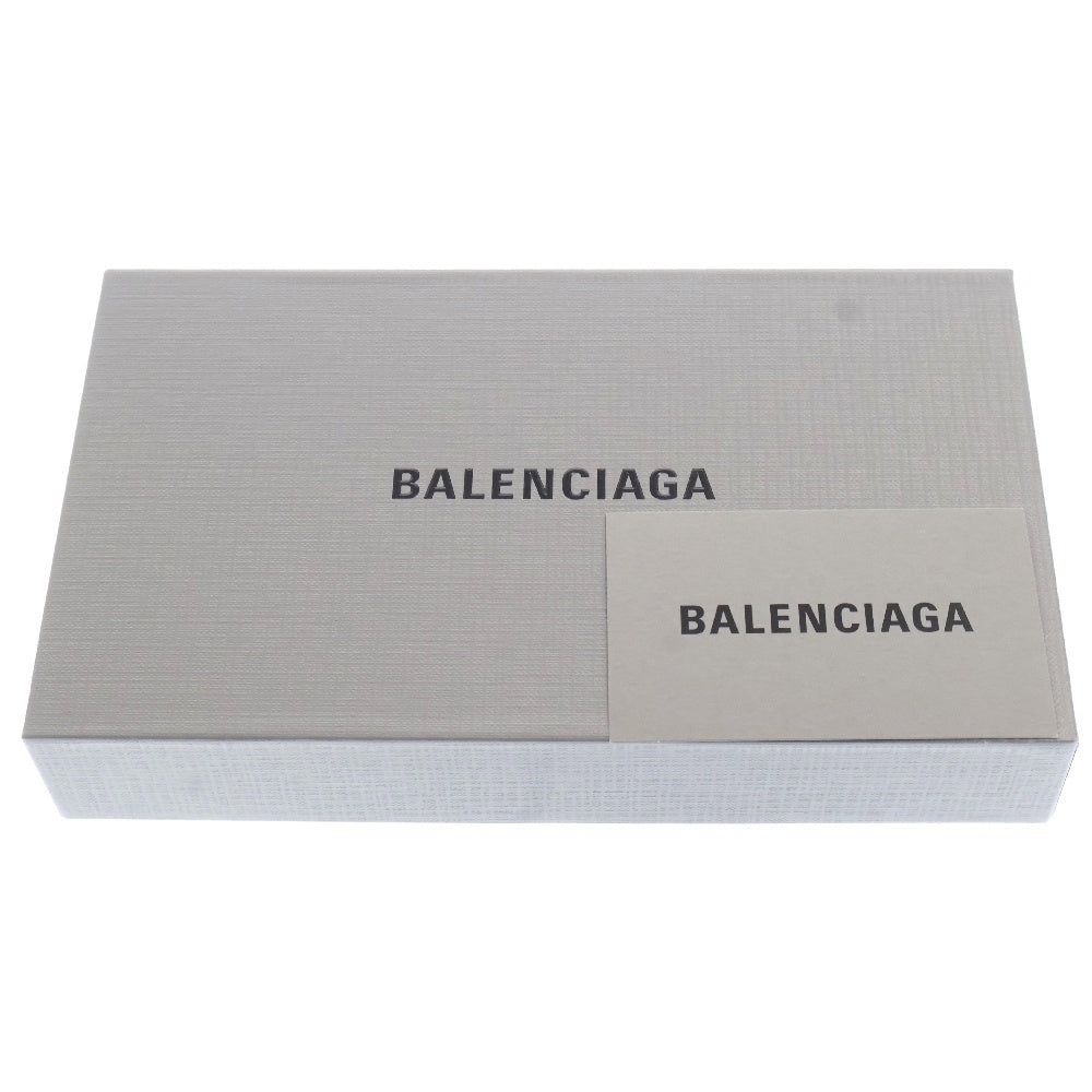 BALENCIAGA(バレンシアガ) CASH BBモノグラムロゴ ストラップ付 カードケース コインケース ブラック 594548