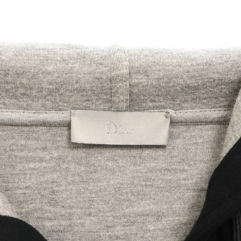 DIOR(ディオール) 18AW BEE刺繍 ATELIER アトリエロゴ ジップアップパーカー ブラック 863J204B0413