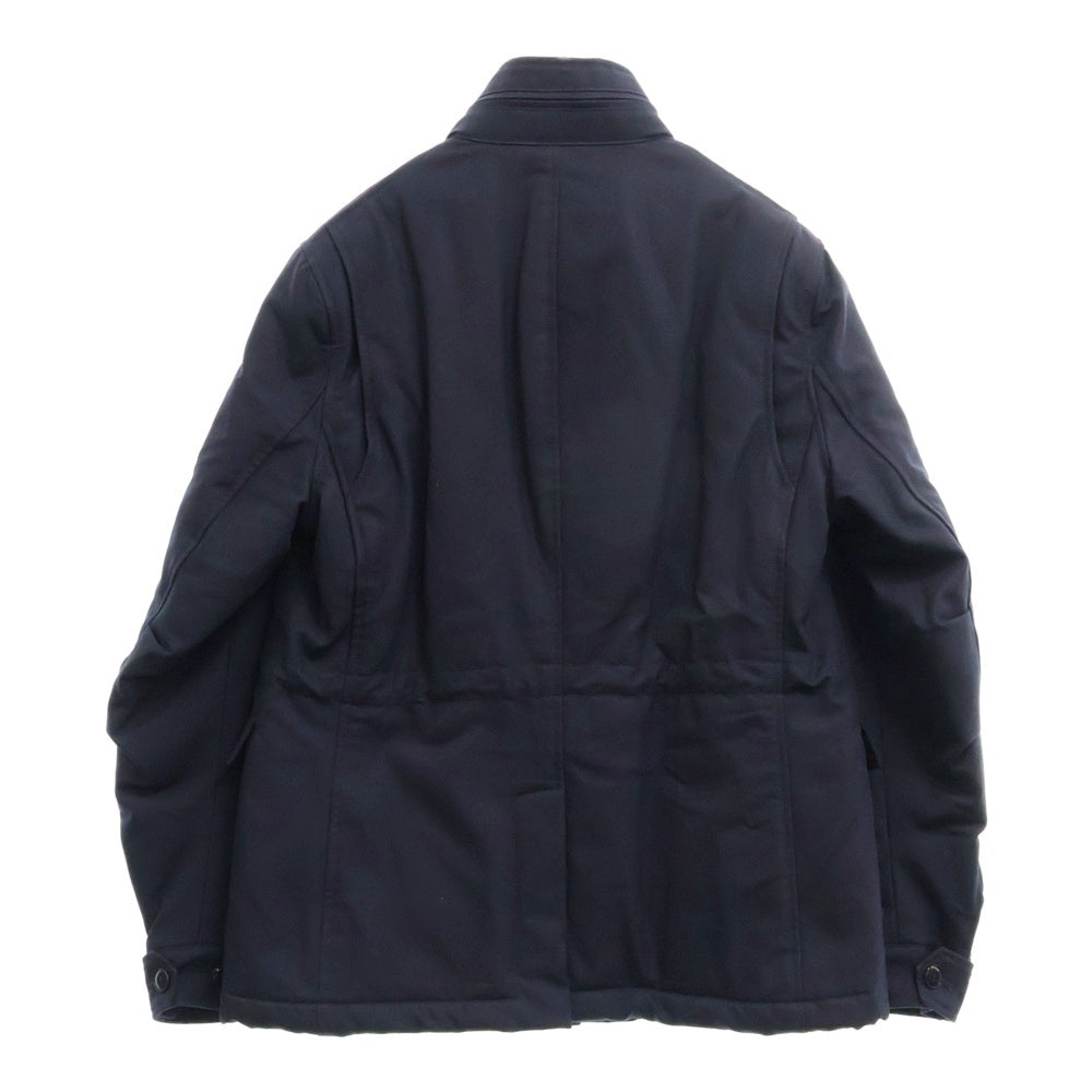 MONTEDORO(モンテドーロ) ウォーターレペレント コットンギャバ ジャケット ネイビー 63B050