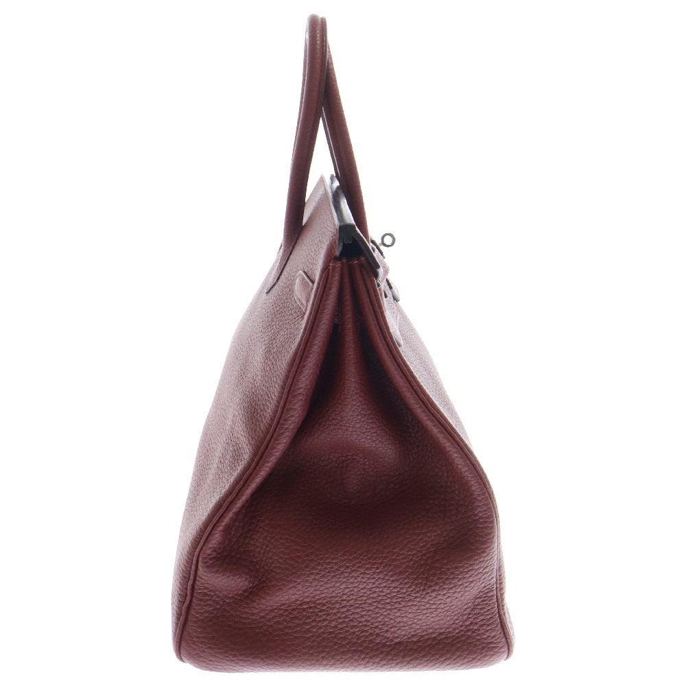 HERMES(エルメス) バーキン40 トゴ ルージュアッシュ ハンドバッグ シルバー金具 □O刻印