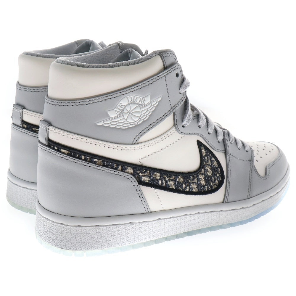 NIKE(ナイキ) ×DIOR AIR JORDAN 1 HIGH OG CN8607-002 エアジョーダン1ハイオージー ディオール ハイカットスニーカー シューズ エアディオール グレー US8/26cm