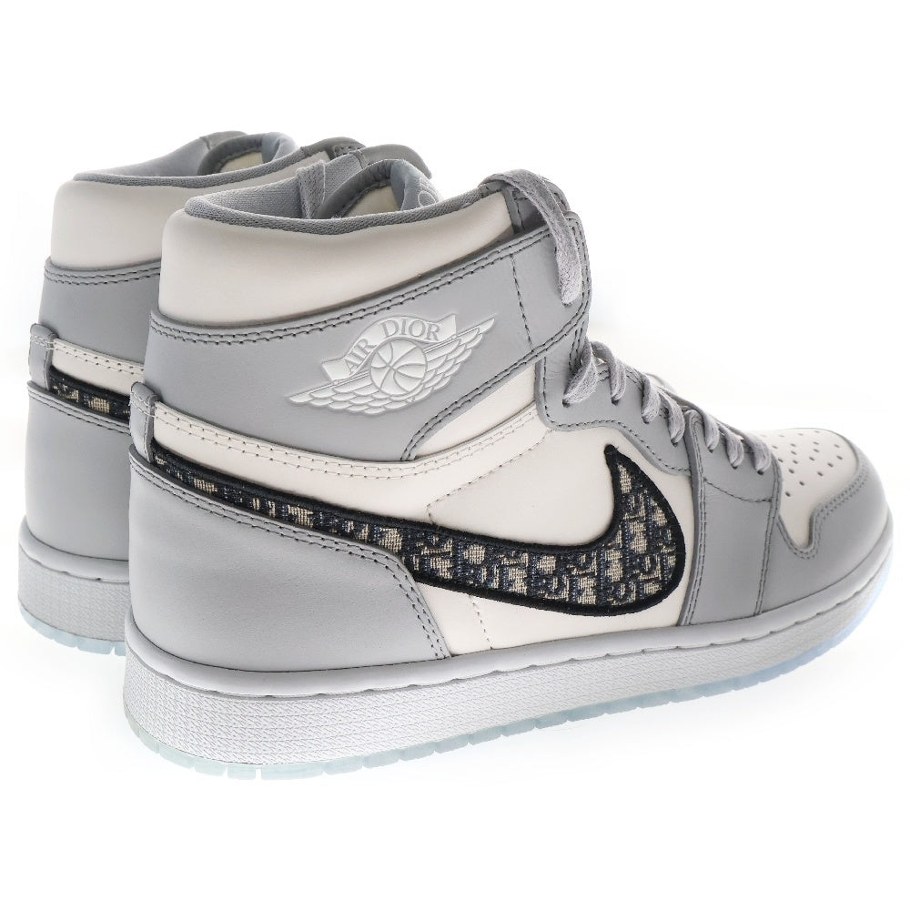 NIKE(ナイキ) ×DIOR AIR JORDAN 1 HIGH OG CN8607-002 エアジョーダン1ハイオージー ディオール ハイカットスニーカー シューズ エアディオール グレー US8.5/26.5cm