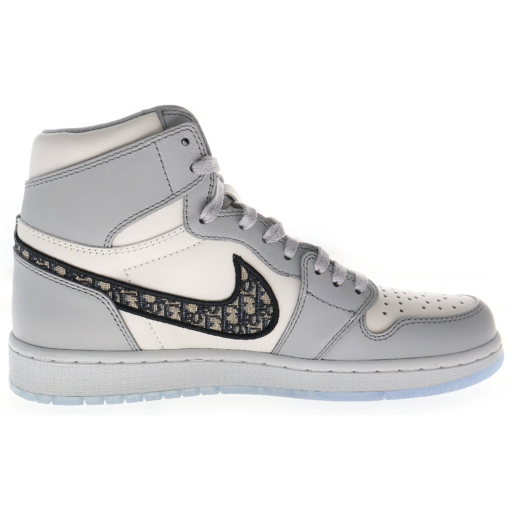 NIKE(ナイキ) ×DIOR AIR JORDAN 1 HIGH OG CN8607-002 エアジョーダン1ハイオージー ディオール ハイカットスニーカー シューズ エアディオール グレー US8.5/26.5cm