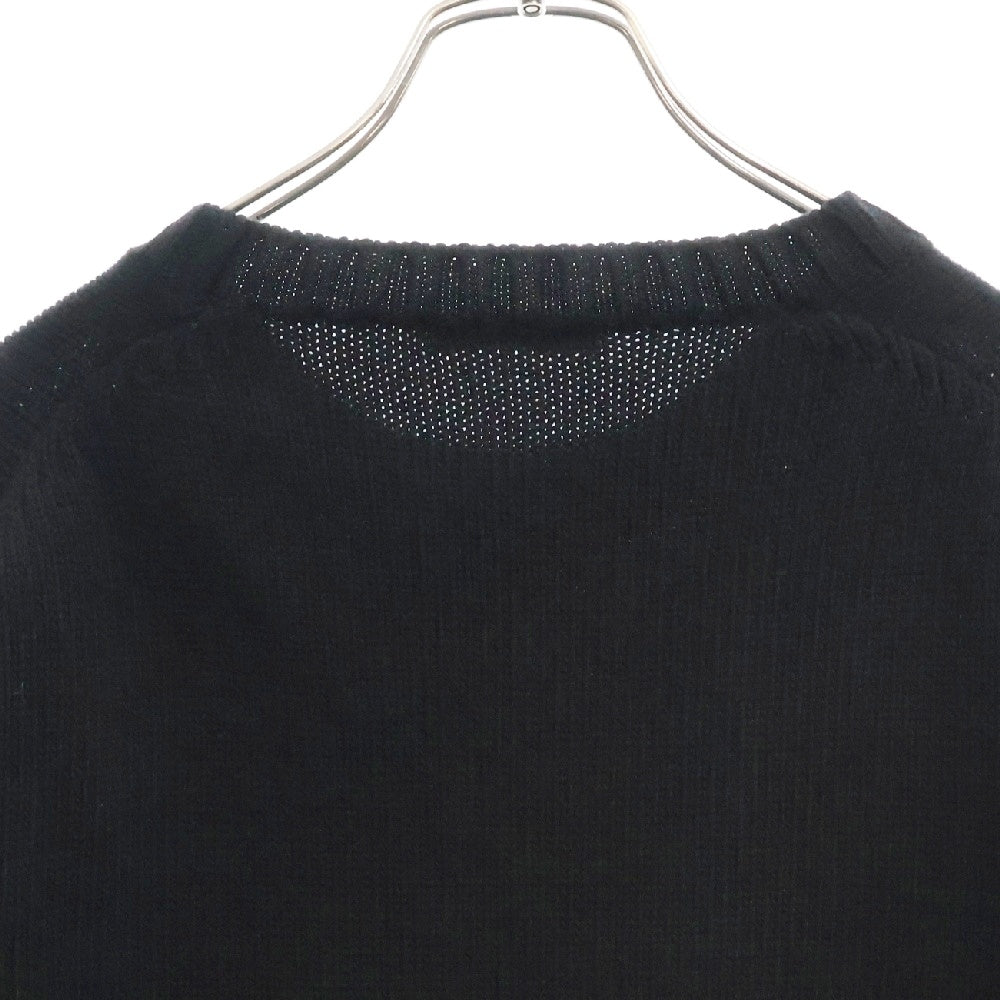 PRADA(プラダ) 23AW フロントロゴ ウールカシミヤニット ブラック UMB645 S232 13HI