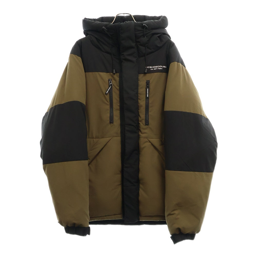 DC SHOES(ディーシーシューズ) 23FW DOWN GLACIER JACKET ダウン グリシア ジャケット カーキ/ブラック DJK234051