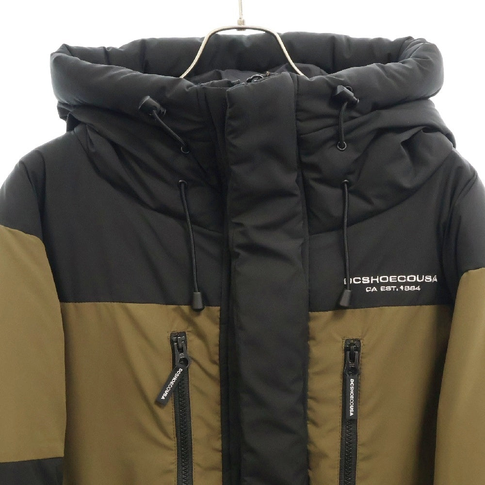 DC SHOES(ディーシーシューズ) 23FW DOWN GLACIER JACKET ダウン グリシア ジャケット カーキ/ブラック DJK234051