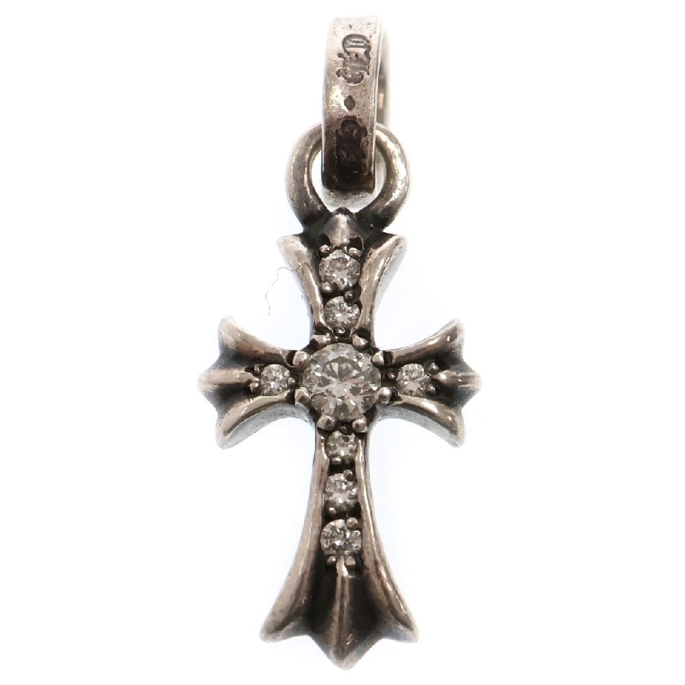 CHROME HEARTS(クロムハーツ) CRS BBYFAT P DMND ベイビーファット PAVEダイヤ ペンダントトップ シルバー BCA234