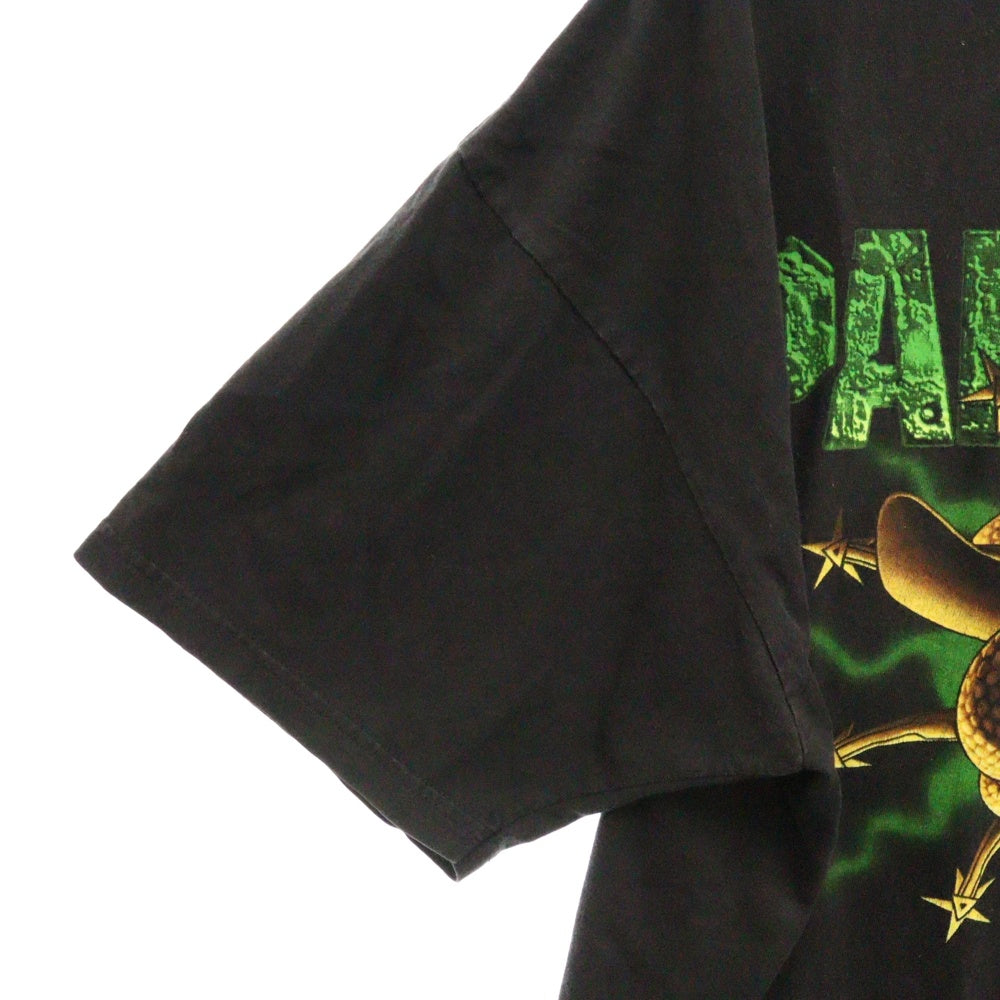 VINTAGE(ヴィンテージ) 90s PANTERA パンテラ フロント プリントTシャツ 半袖カットソー ブラック