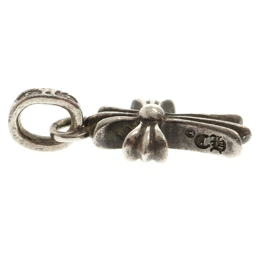 CHROME HEARTS(クロムハーツ) CRS BBYFAT P SAP ベイビーファットクロス PAVEサファイア ペンダントトップ シルバー BCA236