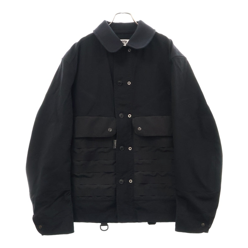 eYe COMME des GARCONS JUNYA WATANABE MAN(アイ コム デ ギャルソン ジュンヤ ワタナベ マン) 25SS Bagjack Wネーム ブルゾン リバーシブル ジャケット ブラック WO-J901-100-1-4
