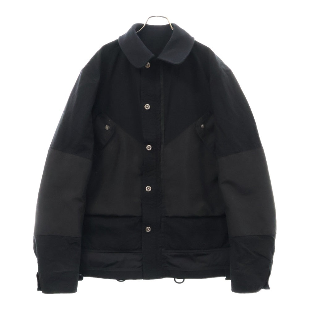 eYe COMME des GARCONS JUNYA WATANABE MAN(アイ コム デ ギャルソン ジュンヤ ワタナベ マン) 25SS Bagjack Wネーム ブルゾン リバーシブル ジャケット ブラック WO-J901-100-1-4