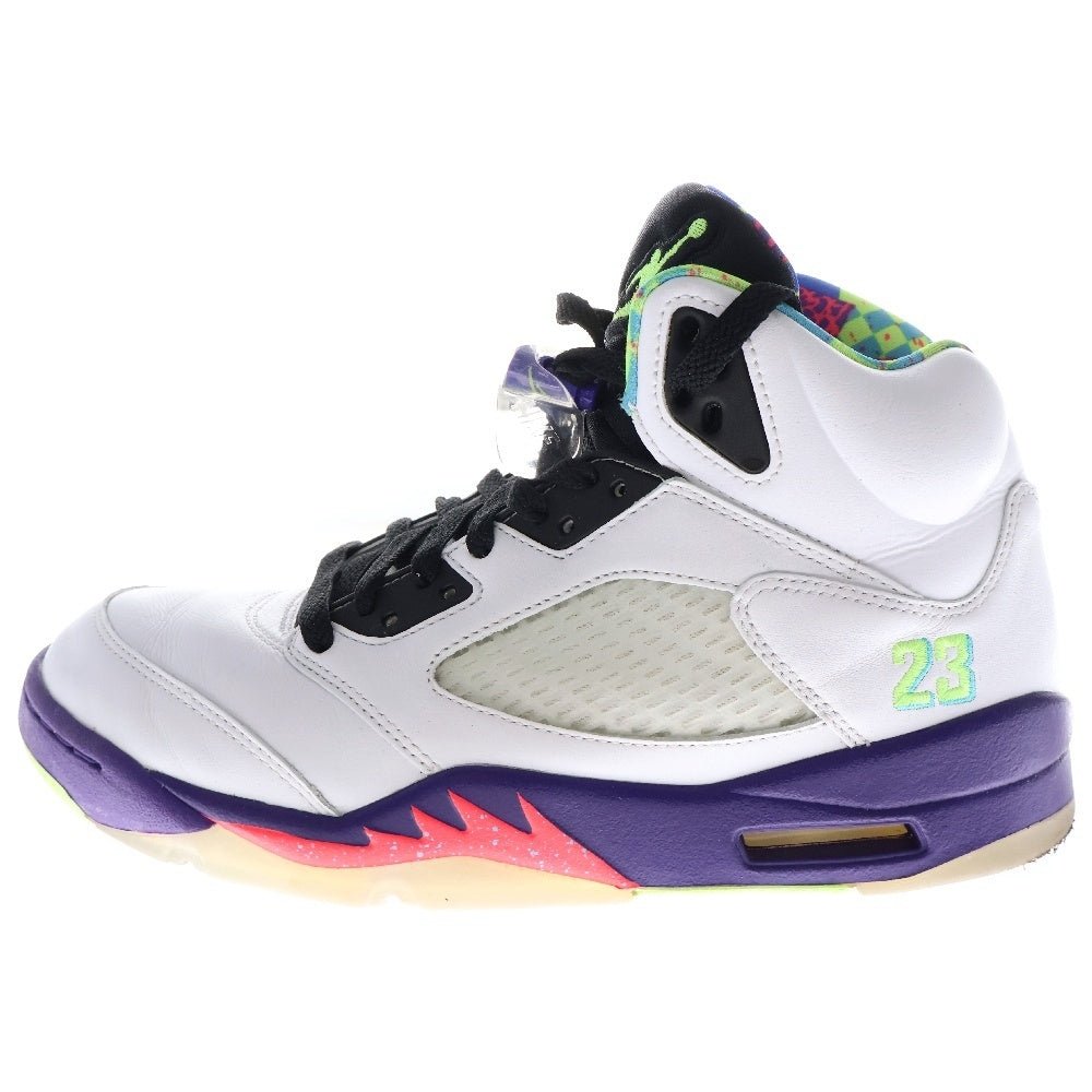 NIKE(ナイキ) AIR JORDAN5 RETRO ALTERNATE BEL-AIR DB3335-100 エアジョーダン5 レトロ ハイカットスニーカー ベルエア ホワイト US9.5/27.5cm