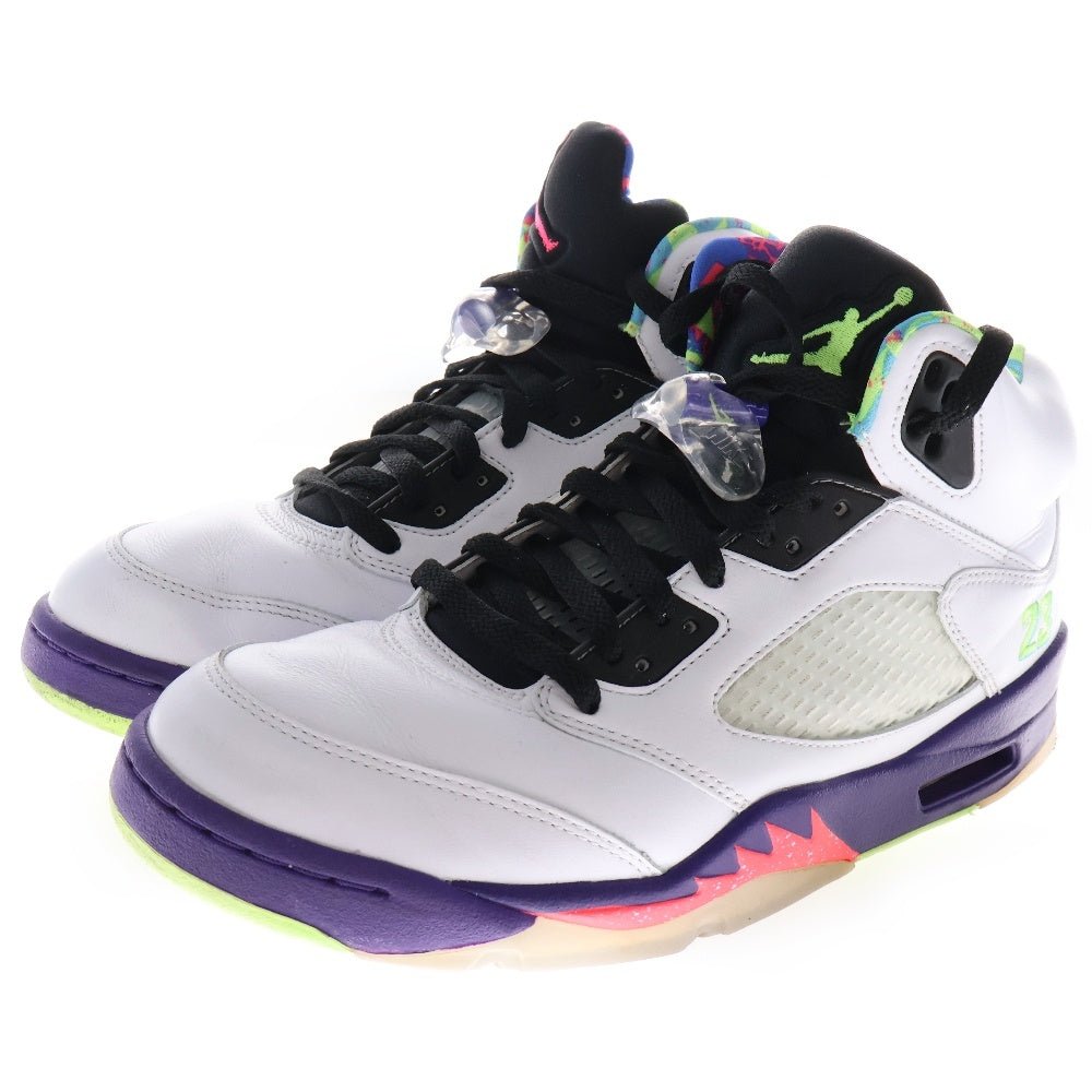 NIKE(ナイキ) AIR JORDAN5 RETRO ALTERNATE BEL-AIR DB3335-100 エアジョーダン5 レトロ ハイカットスニーカー ベルエア ホワイト US9.5/27.5cm