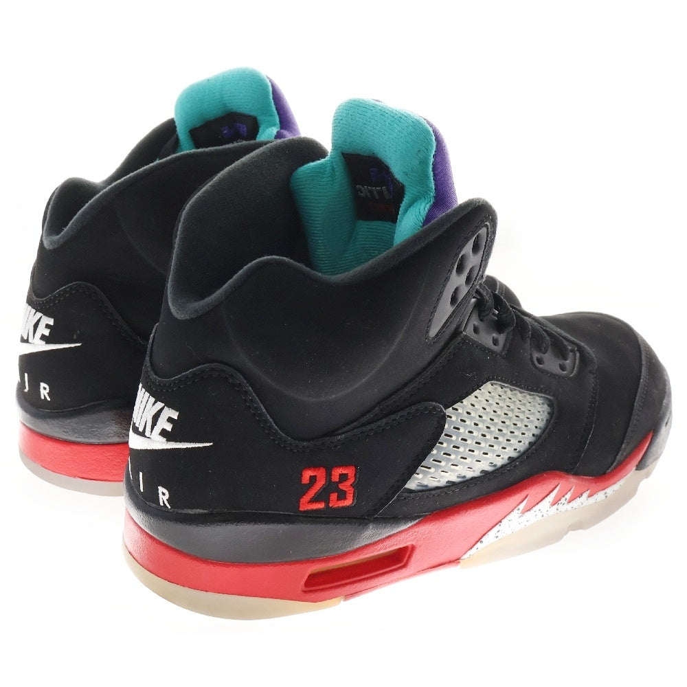 NIKE(ナイキ) AIR JORDAN5 RETRO TOP3 CZ1786-001 エアジョーダン5 トップ3 ハイカットスニーカー ブラック US8.5/26.5cm