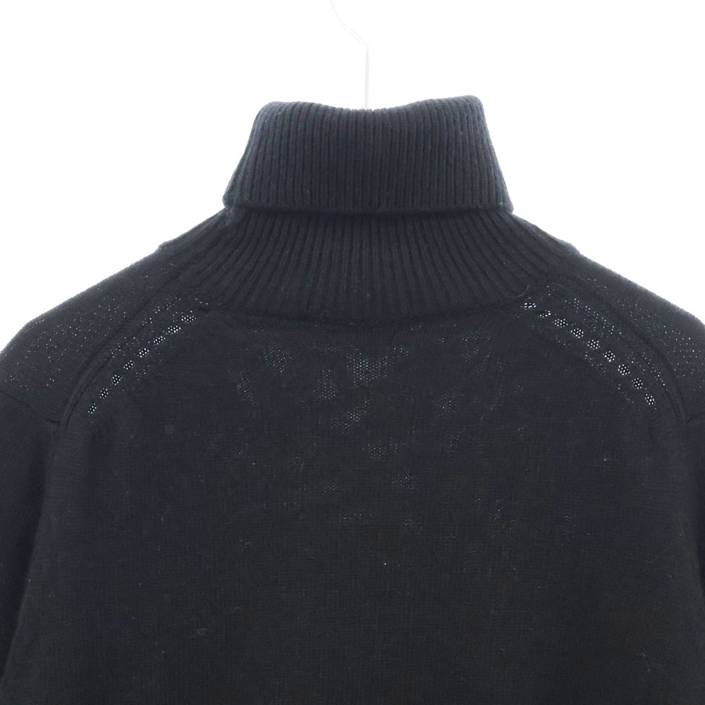 CELINE(セリーヌ) 馬車刺繍 カシミヤ タートルネックニット ブラック レディース 2A88T207O