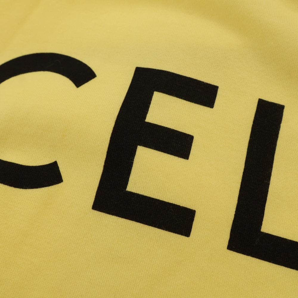 CELINE(セリーヌ) Loose S/S Tee フロントロゴルーズ半袖Tシャツ イエロー 2X681501F