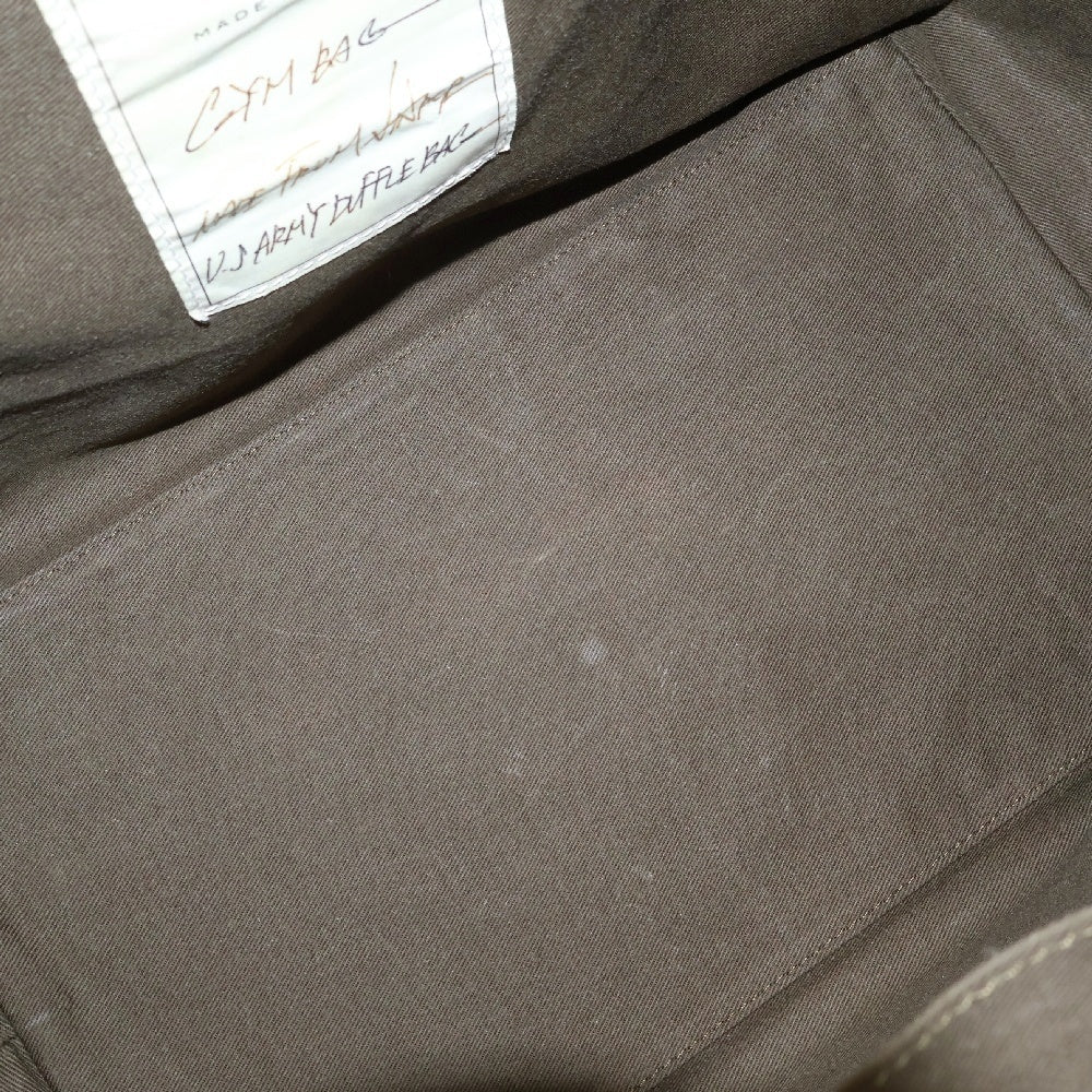 READY MADE(レディメイド) GYM BAG U.S ARMY DUFFLE BAG ジムバッグ ワッペン 2Way ショルダーバッグ グリーン
