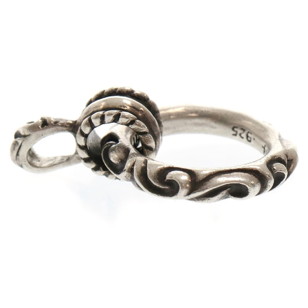 CHROME HEARTS(クロムハーツ) EYWR LOOP SCRL BAND アイウェアループ スクロールバンド ネックレストップ シルバー