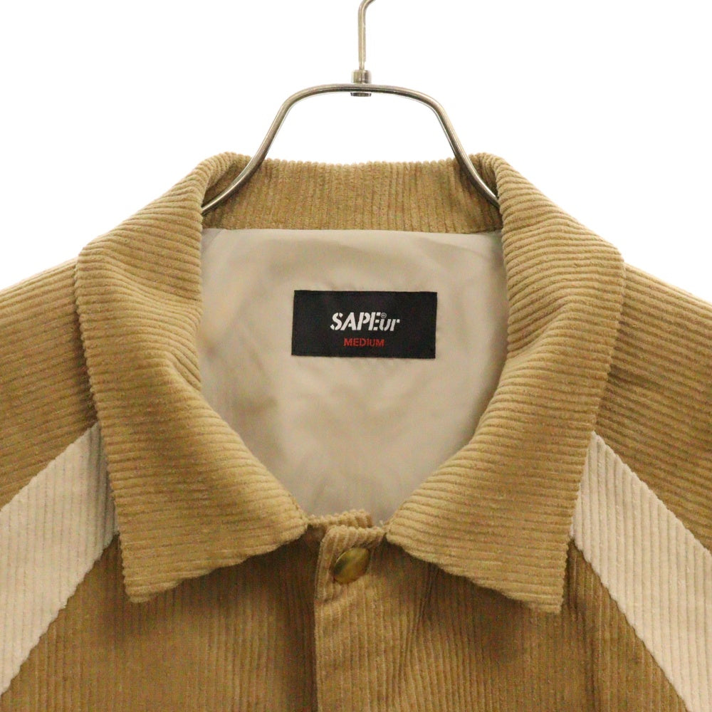 SAPEur(サプール) Corduroy Jacket コーデュロイ ジャケット ベージュ