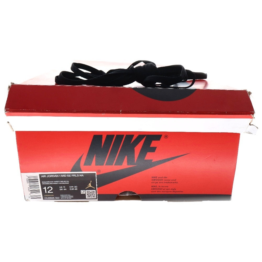 NIKE(ナイキ) ×BLUE THE GREAT AIR JORDAN 1 MID FEARLESS MULTI CU2805-100 ブルーザグレート エアジョーダン1 フィアレス ミッドカットスニーカー マルチカラー US12/30cm