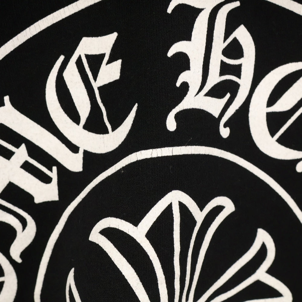 CHROME HEARTS(クロムハーツ) SWTSHRT PLVR ロサンゼルス限定ホースシュープリントプルオーバーパーカー ブラック