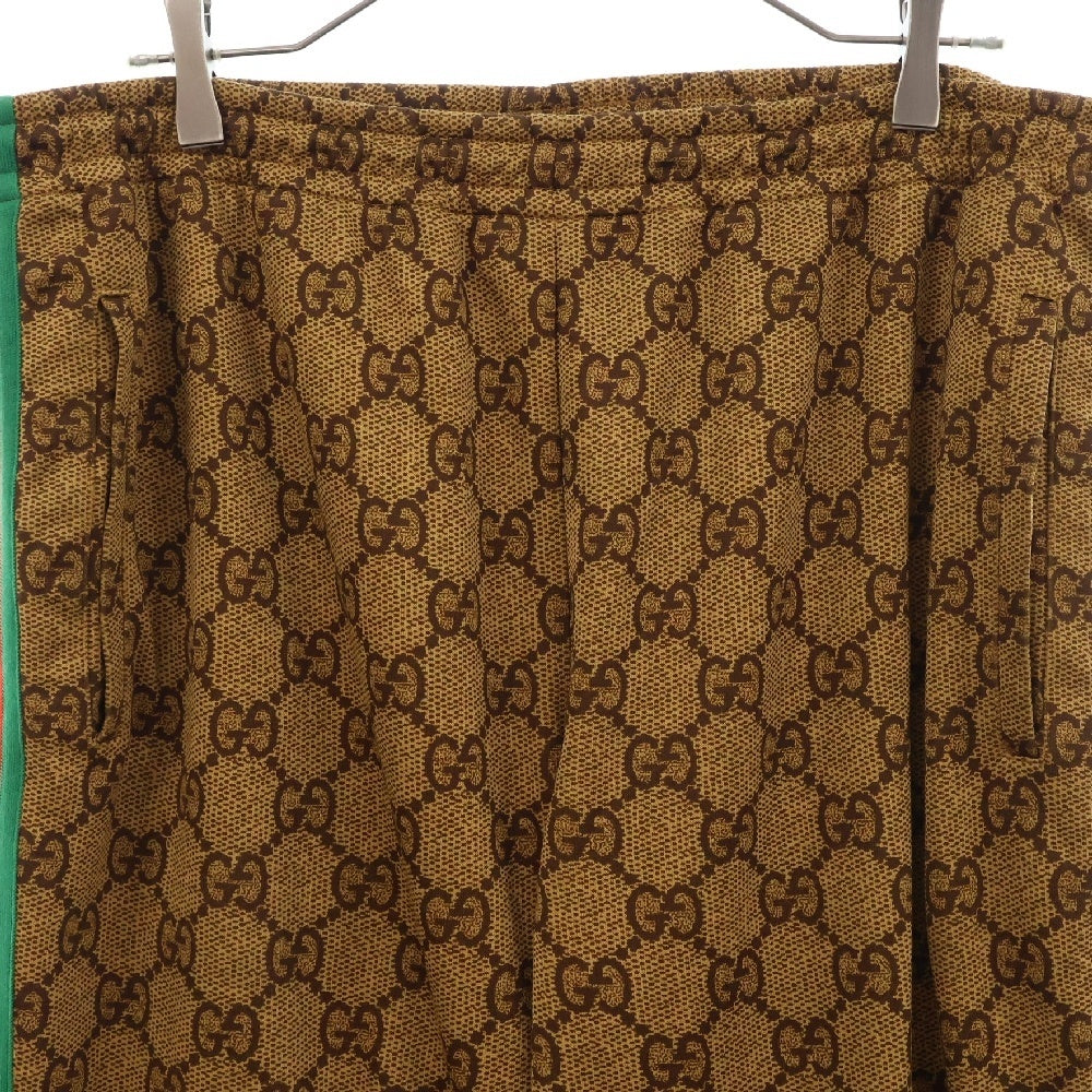 GUCCI(グッチ) 18AW GG Technical Jersey Track Pants GG総柄テクニカルジャージトラックパンツ ブラウン 523489 X9V35