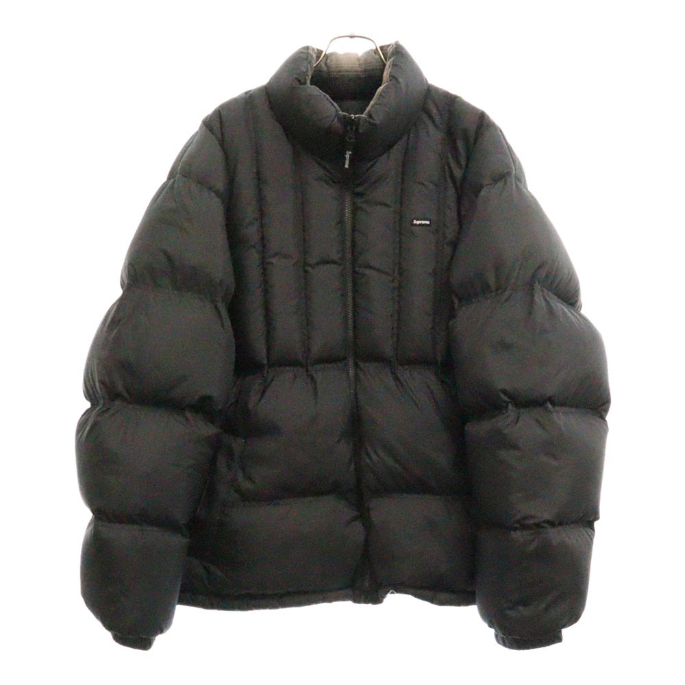 SUPREME(シュプリーム) 22AW Flannel Reversible Puffer Jacket フランネル リバーシブル パファー ジャケット ブラック