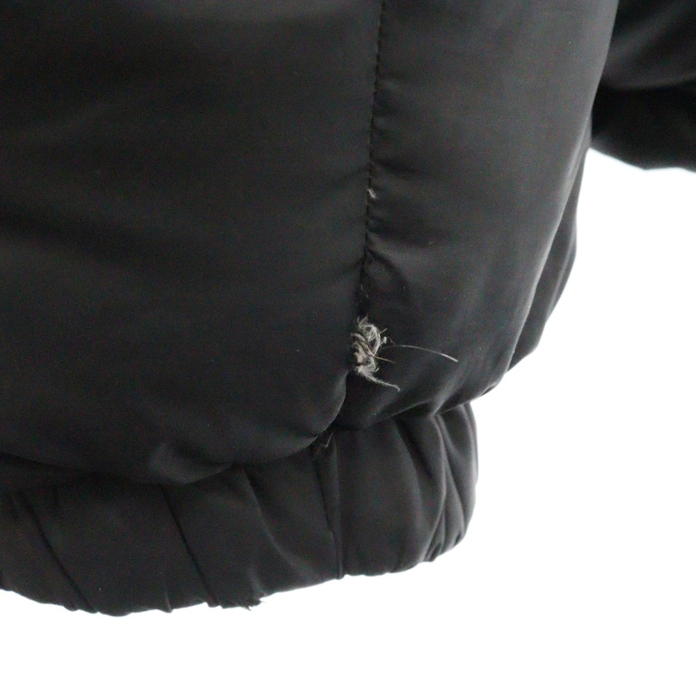 SUPREME(シュプリーム) 22AW Flannel Reversible Puffer Jacket フランネル リバーシブル パファー ジャケット ブラック