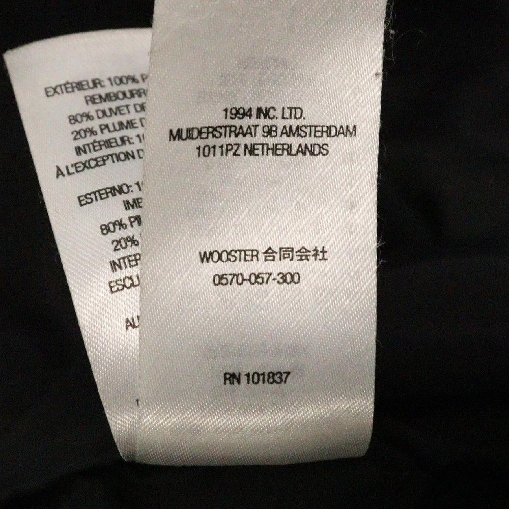 SUPREME(シュプリーム) 22AW Flannel Reversible Puffer Jacket フランネル リバーシブル パファー ジャケット ブラック
