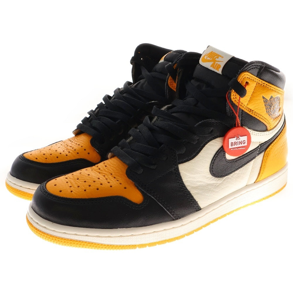 NIKE(ナイキ) AIR JORDAN 1 HIGH OG Taxi 555088-711 エアジョーダン 1 タクシー ハイカットスニーカー イエロー/ブラック US10/28.0cm