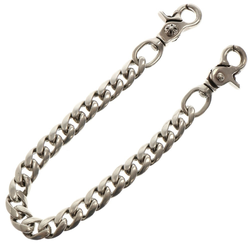 CHROME HEARTS(クロムハーツ) CLASSIC SHORT-T/ 2クリップショートクラシック ウォレットチェーン シルバー BCA068