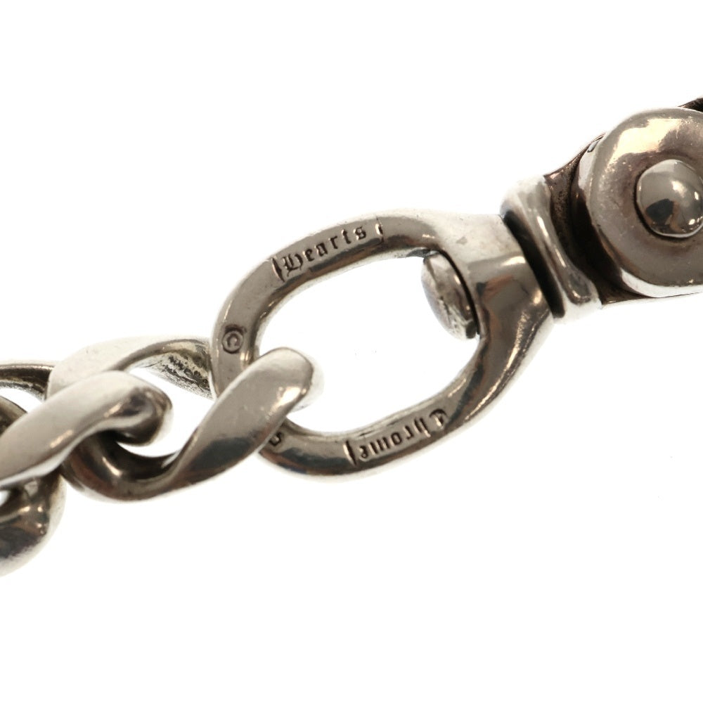 CHROME HEARTS(クロムハーツ) CLASSIC SHORT-T/ 2クリップショートクラシック ウォレットチェーン シルバー BCA068