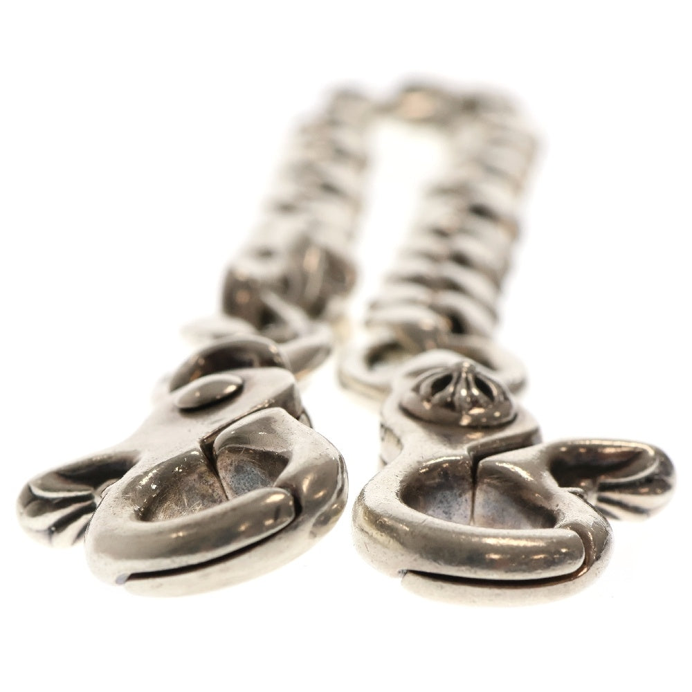 CHROME HEARTS(クロムハーツ) CLASSIC SHORT-T/ 2クリップショートクラシック ウォレットチェーン シルバー BCA068