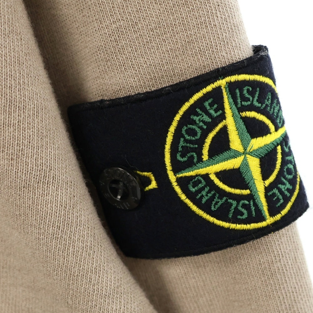STONE ISLAND(ストーンアイランド) ワッペン付き クルーネック スウェットトレーナー 長袖 ベージュ 781566360