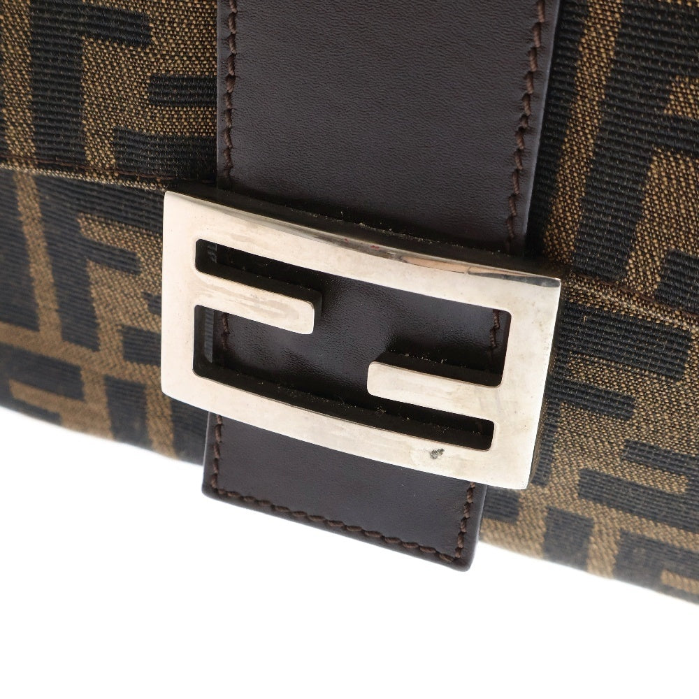 FENDI(フェンディ) ズッカ柄 マンマバケット ワンショルダー バッグ ブラウン レディース