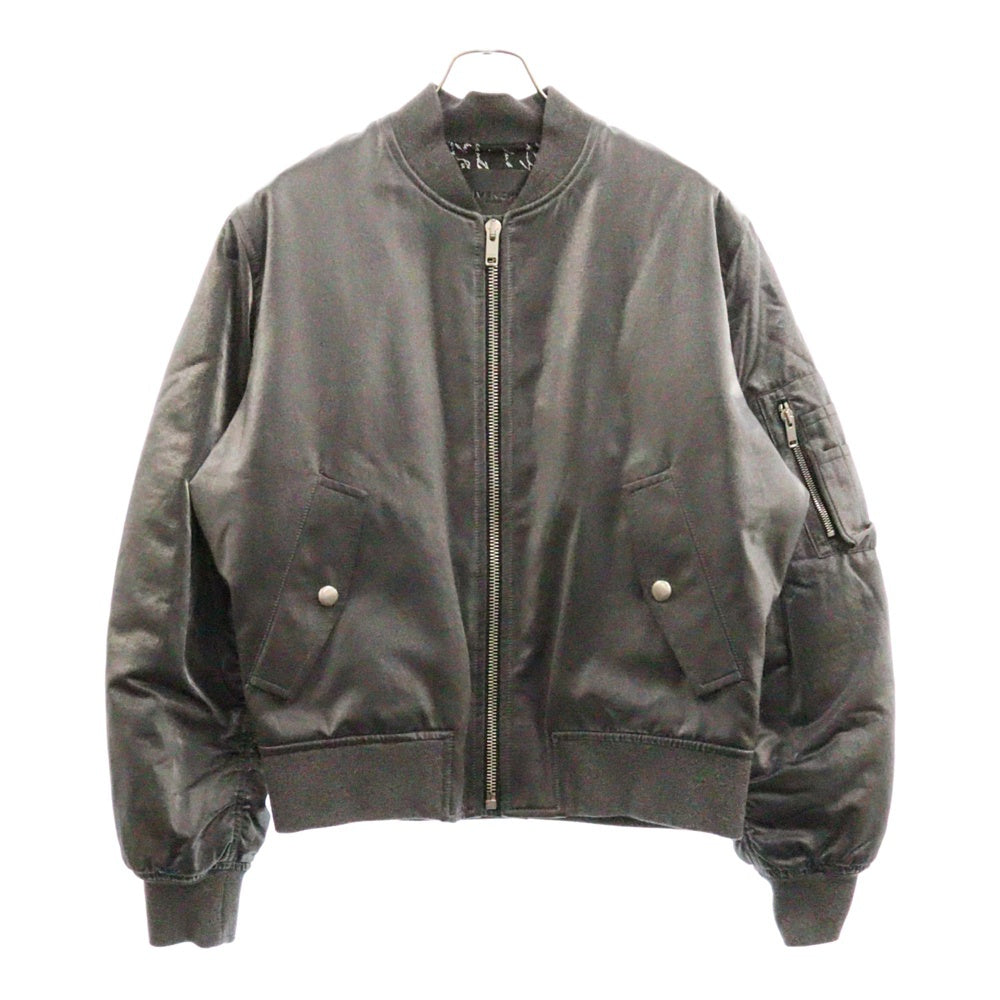 GIVENCHY(ジバンシィ) BOMBER JACKET MA-1 ボンバージャケット シルバー BM004E 10V7