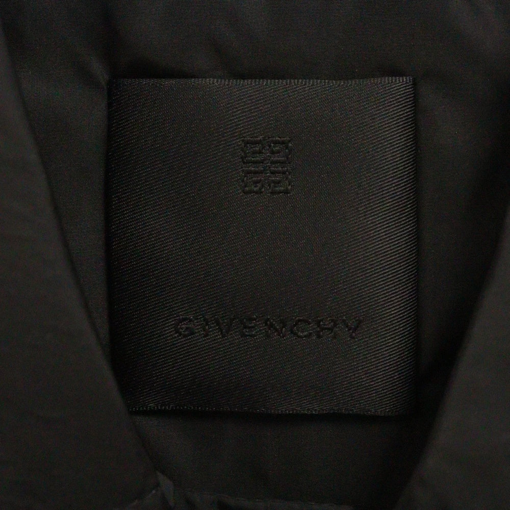 GIVENCHY(ジバンシィ) Back Logo Coach Jacket バックロゴ ナイロン コーチジャケット ブラック BM00QF13RR