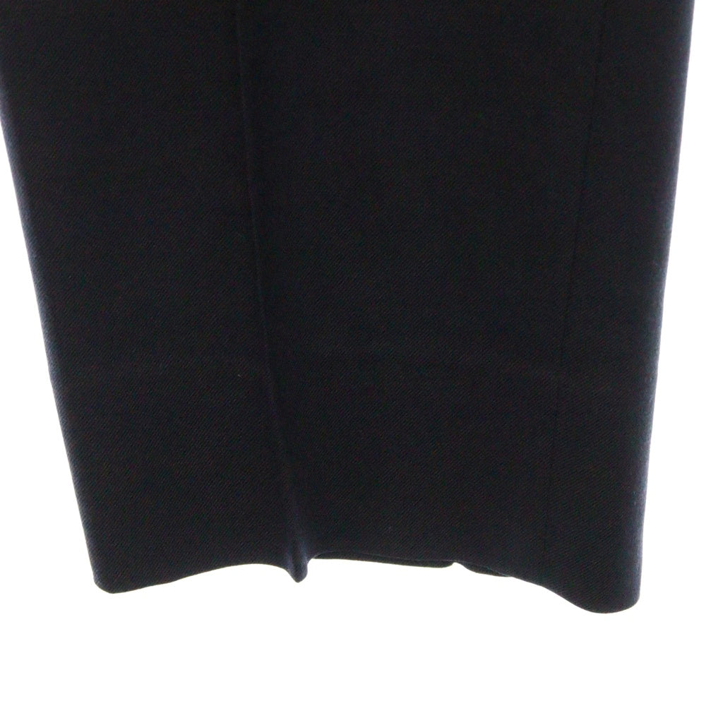 GIVENCHY(ジバンシィ) Slim Fit Pants スリム フィット ウール パンツ ネイビー BM507F1005