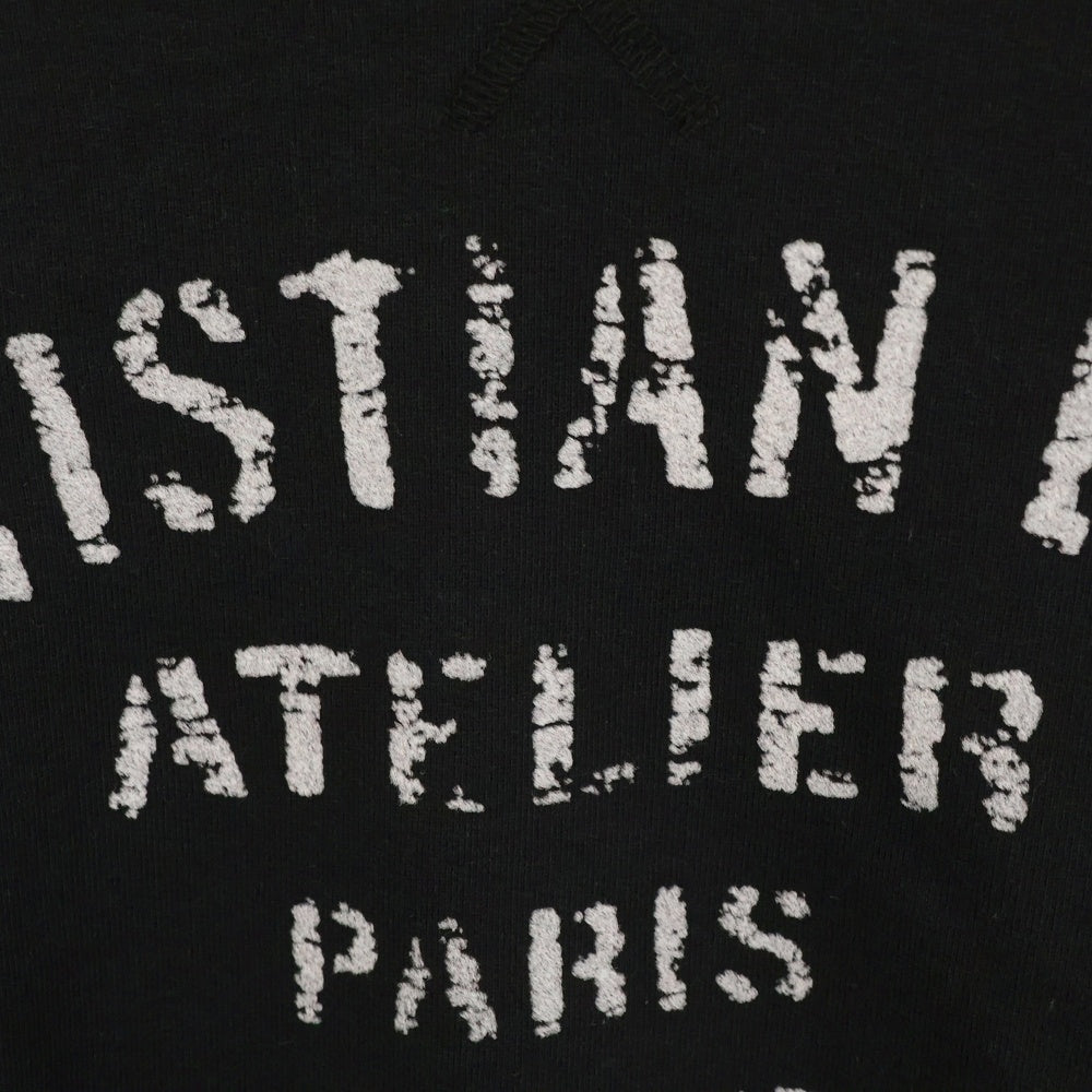 DIOR(ディオール) 20AW Atelier Logo Sweatshirt アトリエロゴプリント クルーネックスウェットトレーナー ブラック 043J655A0531