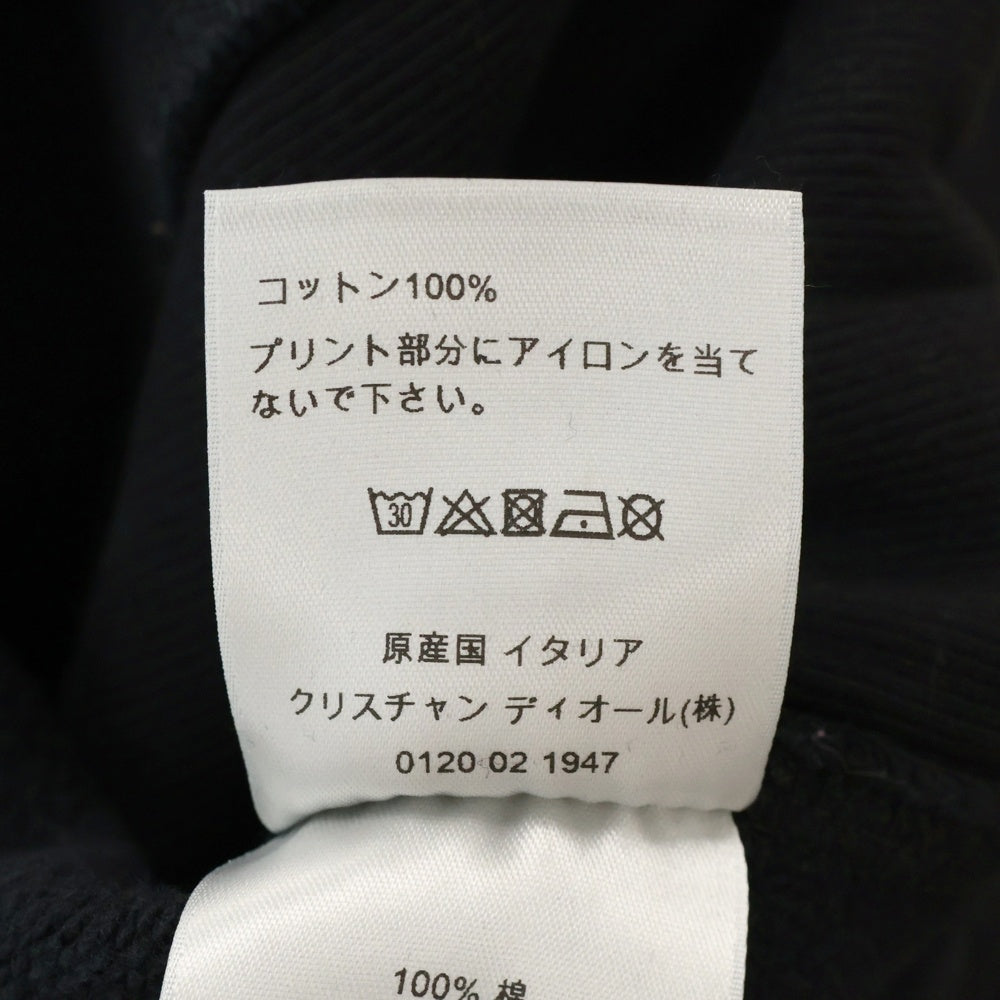 DIOR(ディオール) 20AW Atelier Logo Sweatshirt アトリエロゴプリント クルーネックスウェットトレーナー ブラック 043J655A0531