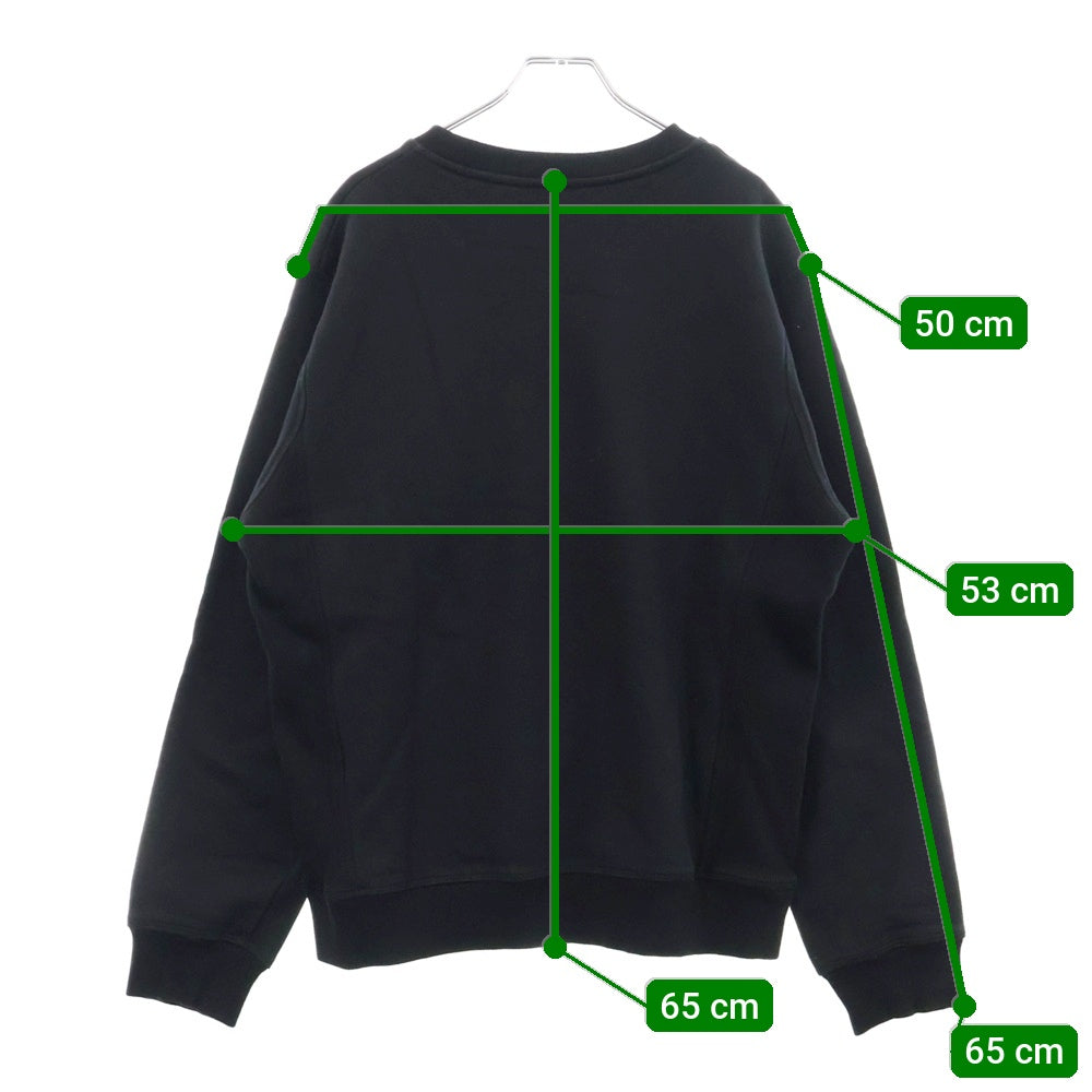 DIOR(ディオール) 20AW Atelier Logo Sweatshirt アトリエロゴプリント クルーネックスウェットトレーナー ブラック 043J655A0531