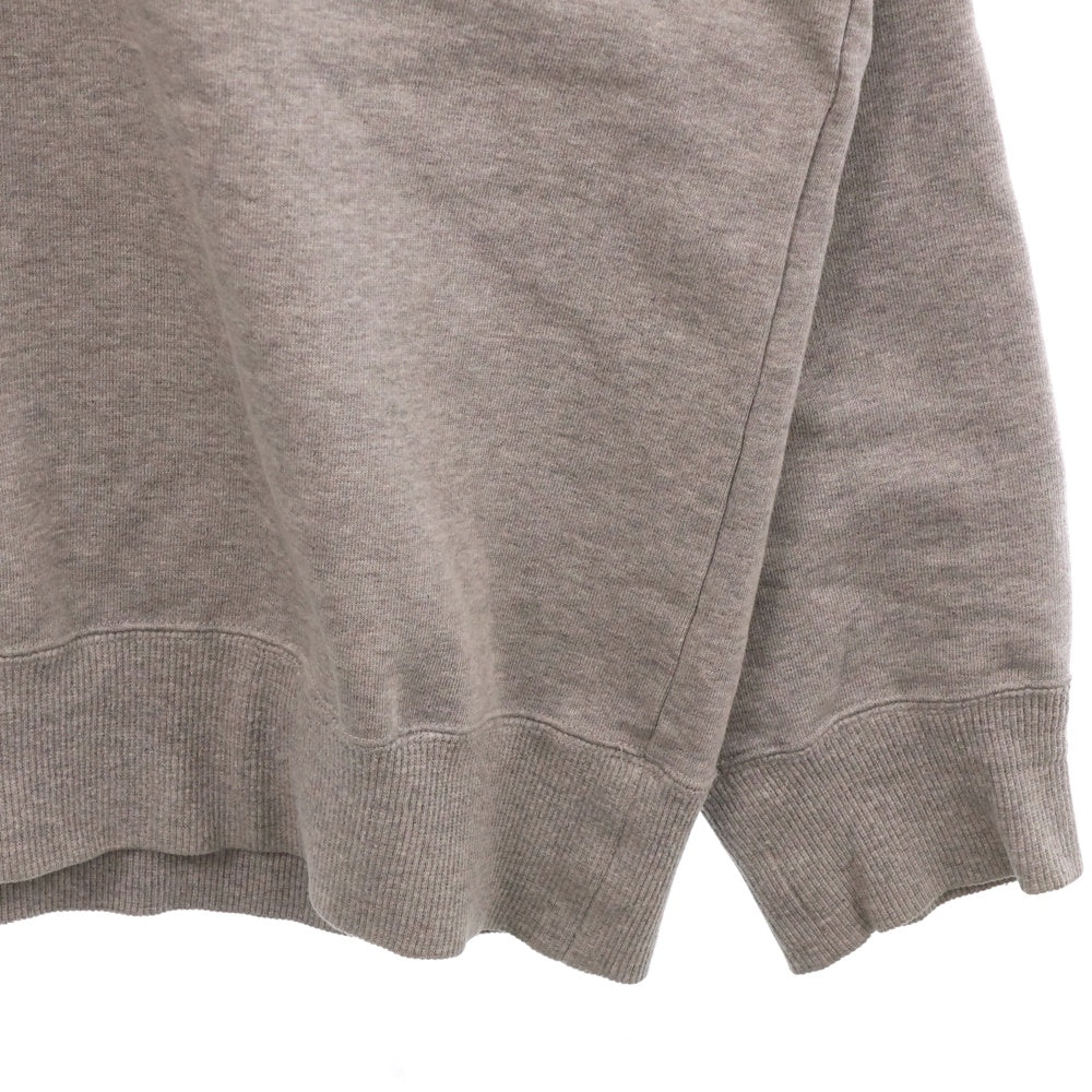 kolor BEACON(カラービーコン) 21SS LOGO SWEAT SHIRT フロントプリント クルーネック 長袖スウェット グレー 21SBM-T05232
