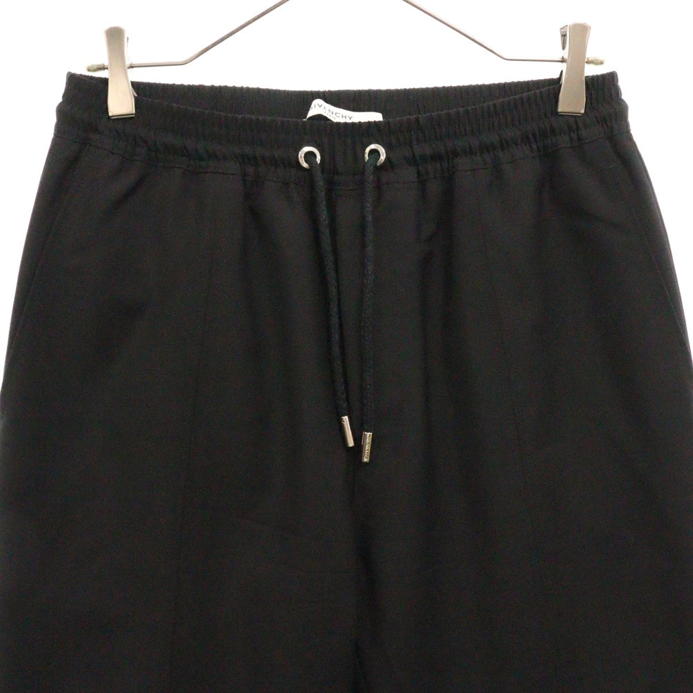 GIVENCHY(ジバンシィ) ドローストリング ストレート スラックスパンツ ブラック BM502L 100H