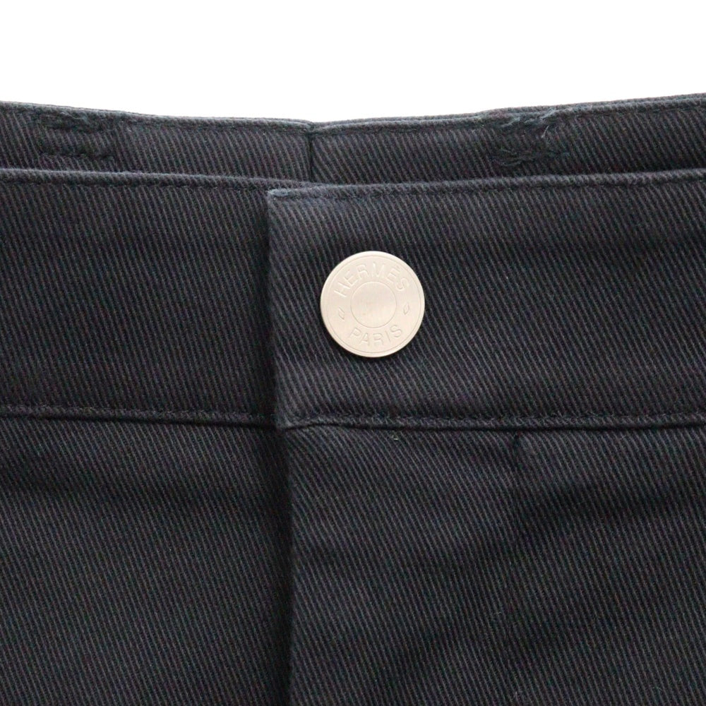 HERMES(エルメス) 裾ジップ カーゴパンツ ネイビー 22-5425