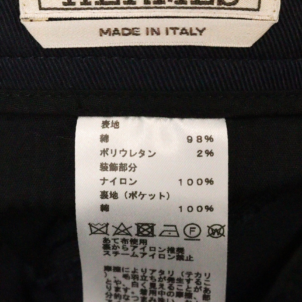 HERMES(エルメス) 裾ジップ カーゴパンツ ネイビー 22-5425